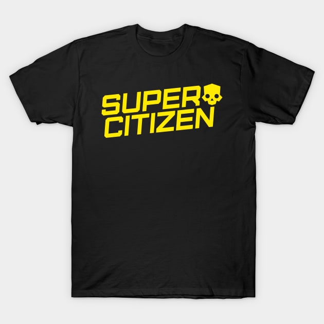 Super Citizen Helldivers 2 Skull Logo T-Shirt by TSOL Games